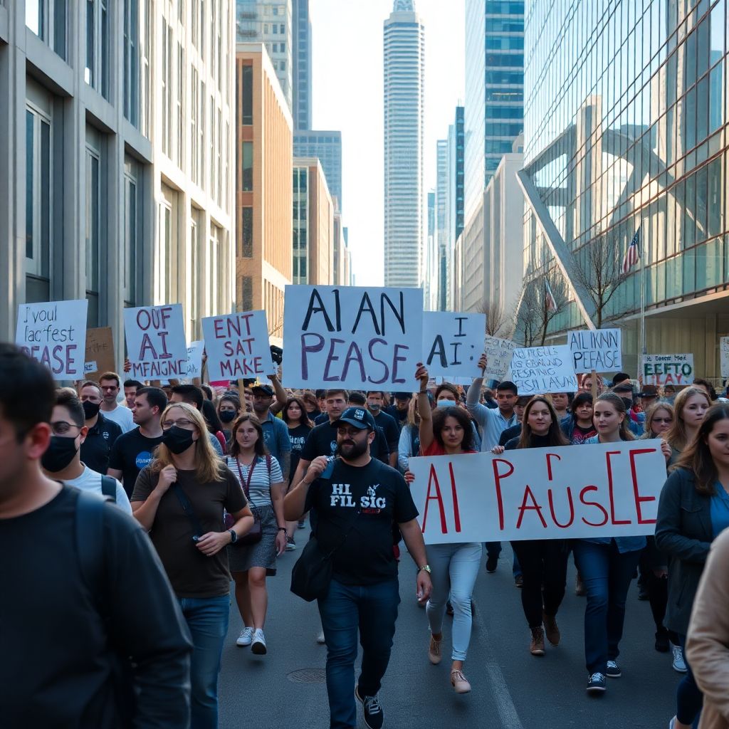 San francisco Ai protest urges pause on frontier models and stronger safety rules